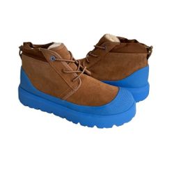 UGG ALL GENDER NEUMEL WEATHER HYBRID CHESTNUT/ BIG SKY MEN US 4/WMNS 6