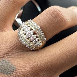 10k Gold and Diamond Ring