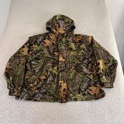 Sportsman’s Outfitter men’s camouflage hooded coat size 3 XL zip up