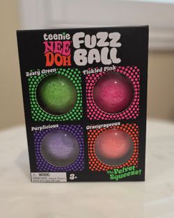 NeeDoh Teenie Fuzz Ball 4Pk