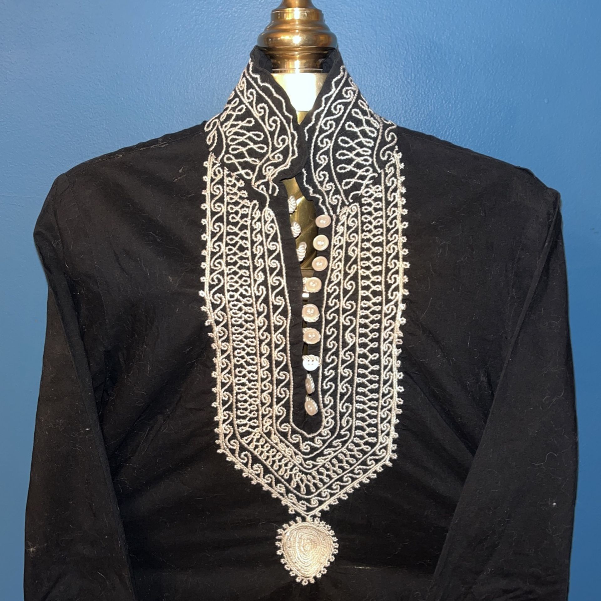 Black Embroidered Tunic