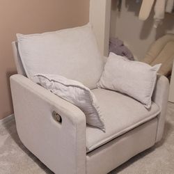 Pottery Barn Kids nursing manual recliner