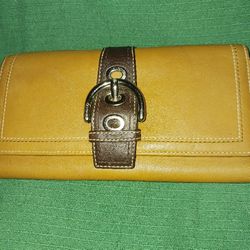 COACH SOHO CLUTH WALLET 