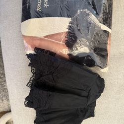 Black Petticoat Skirt Halloween 