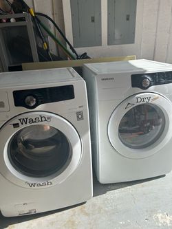 Washer an dryer