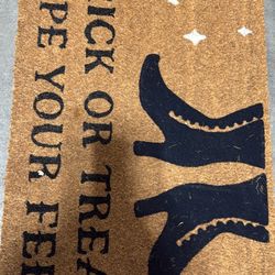 Trick Or Treat Doormat $8
