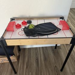 Mini Air Hockey Table And Pickle Ball Set 