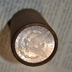 $20 SILVER DOLLAR ROLL 1902 and CC-Mint MORGAN DOLLAR ENDS