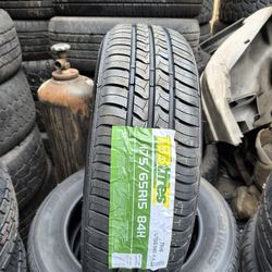 175/65/15 TBB Tires Installed And Balanced/ Instaladas Y Balanceadas 