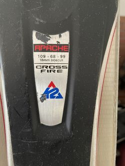 181cm K2 Apache All Mountain Skis With Bindings