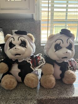 Terrifier Art the Clown Plush Stuffed Bears – Set of 2