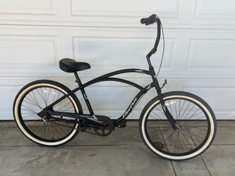 Super Slick Electra 3 Speed Aluminum Frame Matte Black Cruiser Bike