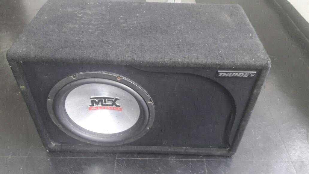 MTX Audio Thunder TCE5512D 10’ sub