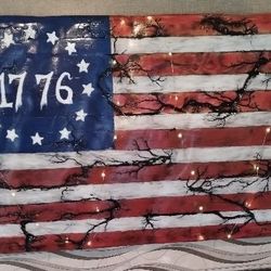 Wooden Flag 