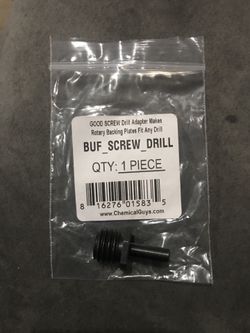 buff screw drill adapter