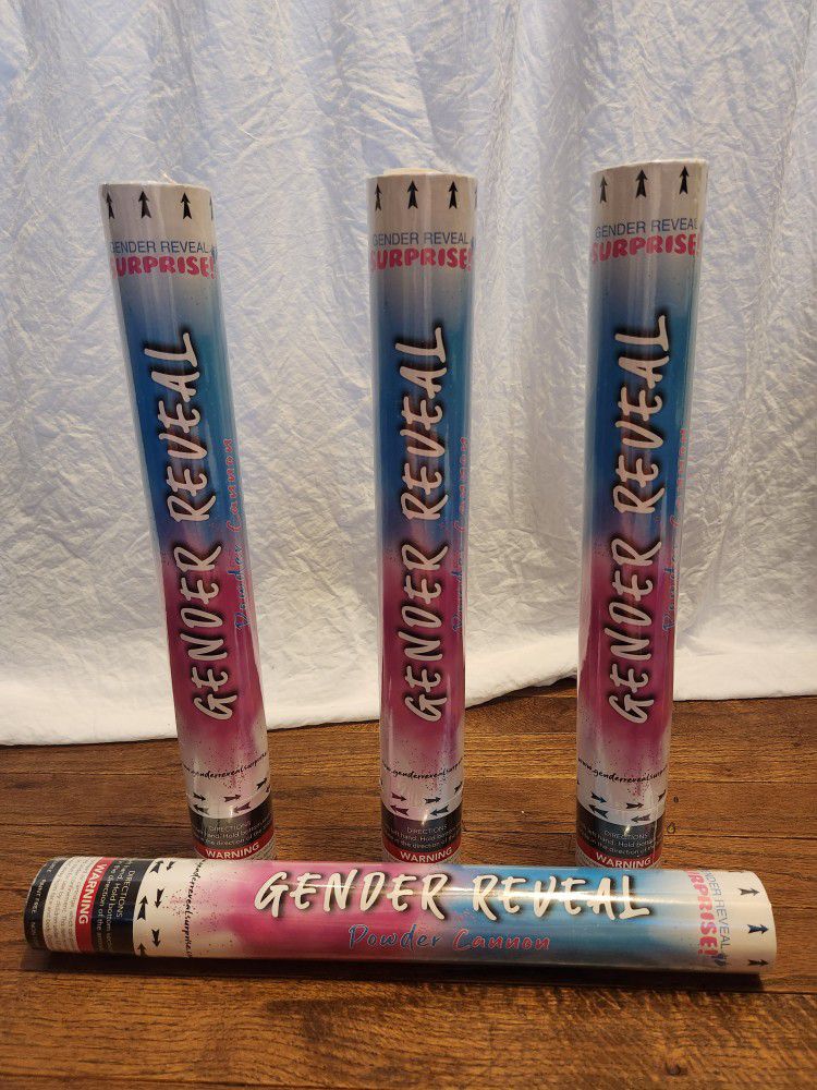 Gender Reveal Powder Cannons (Blue)