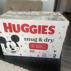 Huggies Size 2 * Don’t Message Me If You Are Not Ready*