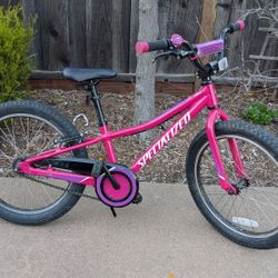 Specialized Riprock Pink And Purple 20" Kids Bike