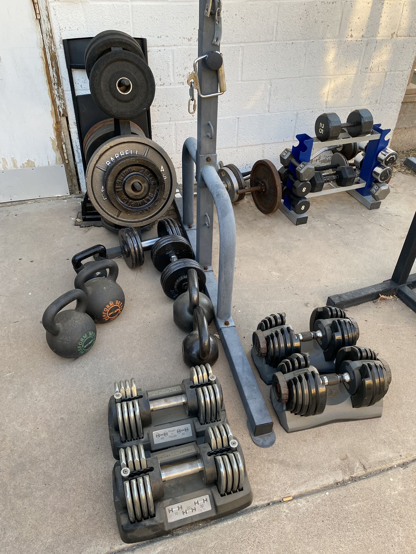 Over 800 Pounds Of Weights