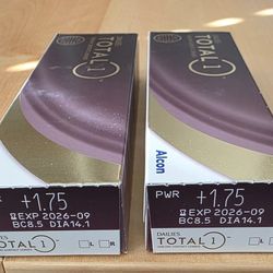 60 ONE-DAY Contact Lenses Power 1.75.