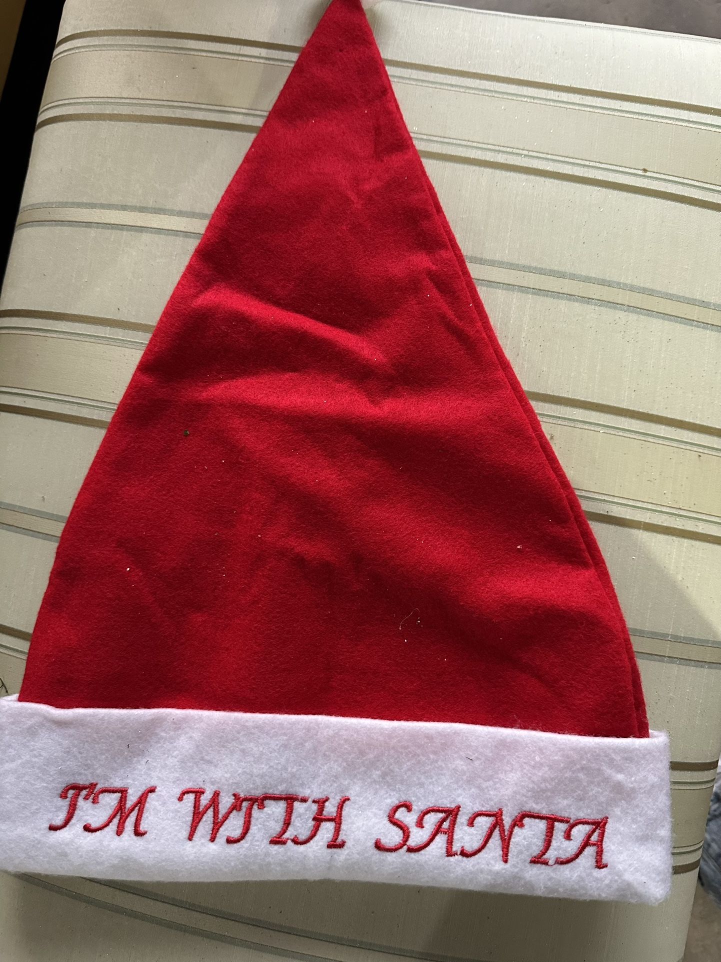 I’m With Santa Hat