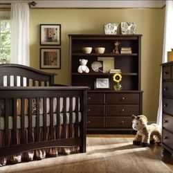 Crib & Mattress & Instructions 