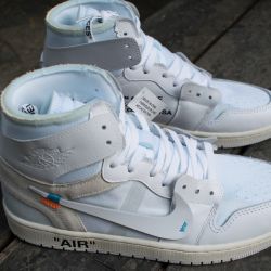 Men's Air Jordan 1 Retro High Off-White White Sneakers