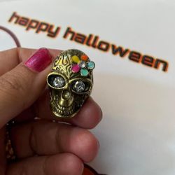 skull halloween ring free size