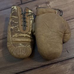 Antique Looking Boxing Gloves Cool For Kid Room Or Man Cave