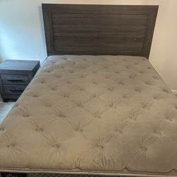 MOVING SALE: Used Queen Bed (Mattress + Boxspring)