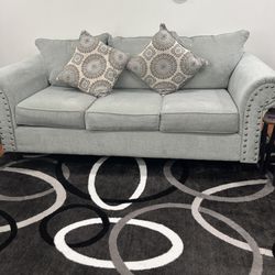 Modern Living Room Set – Sofa + Loveseat+ 2 Chairs– Excellent Condition