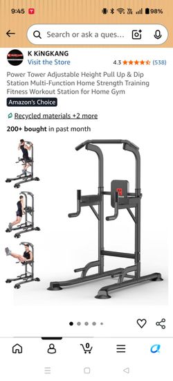 K KiNGKANG Power Tower Pull Up & Dip Station