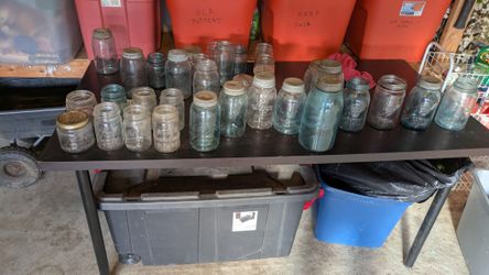 Antique Mason Jars