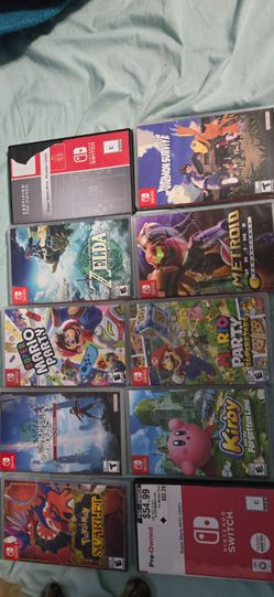 Switch one and games