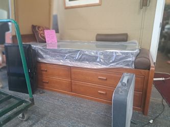 Twin Size Mattress Solid Wood Four Drawers