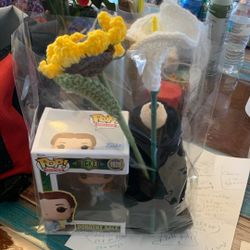 dorothy gale osito de leluche y flores tejidas 