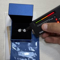 Pendientes 💎vvs Moissanita 