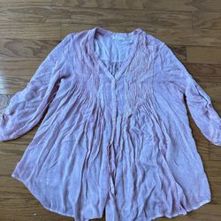 Silk like women top size M