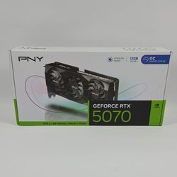 New PNY GeForce RTX 5070 OC 12GB GDDR7 Graphics Card VCG507012TFXPBW1-0