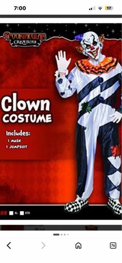 Scary Fair Clown XL