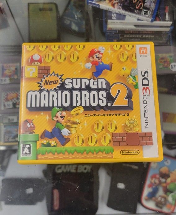 New Super Mario Bros 2 3DS Nintendo Japanese Version Complete CIB 