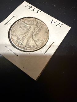 1938 Walking Liberty Half Dollar VF