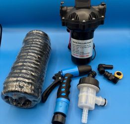 12V Wash Down Pump Kit for Boat RV Marine Use Fresh and Salt Water System