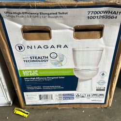 elongated toilet brand new niagara $99 