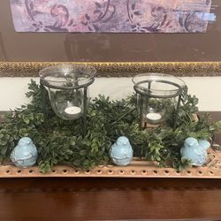 Springtime Centerpiece Tray Arrangements 