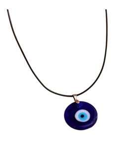 Blue Glass "Evil Eye" pendant necklace