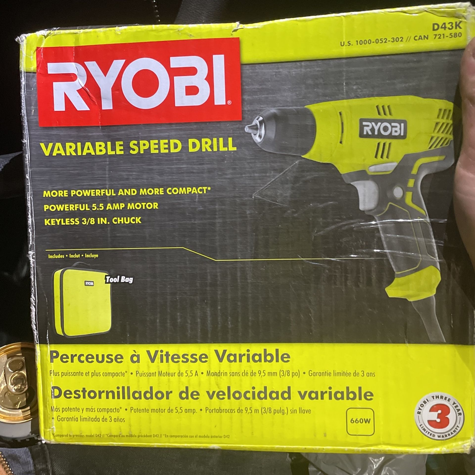 brand new ryobi drill and tool bag