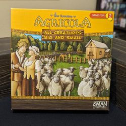 Agricola All Creatures Big and Small Board Game - $15