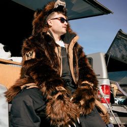 Snowboarding Bear Jacket