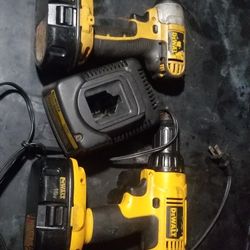 Dewalt 18v Drill And Inpack Driver 1/4in